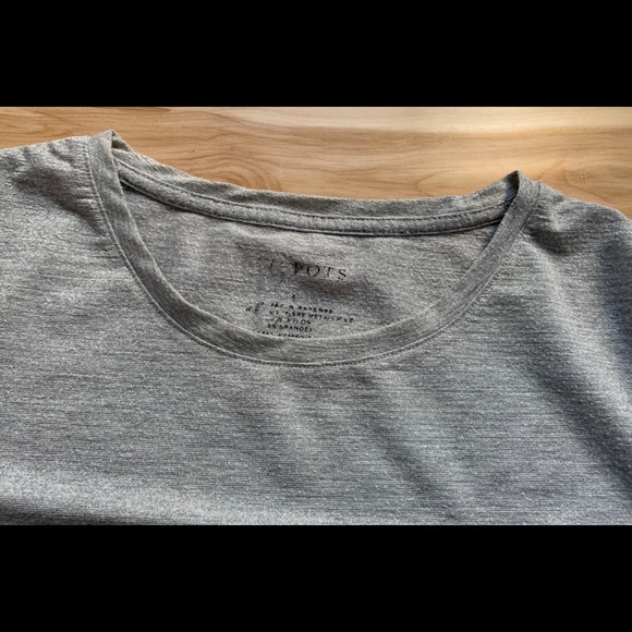 Talbots Size:Small Silver Metallic Tee Shirt! - Picture 12 of 12